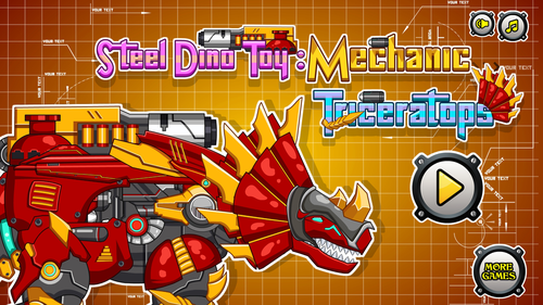 机械三角龙：组装恐龙玩具(Steel Dino Toy : Triceratops)