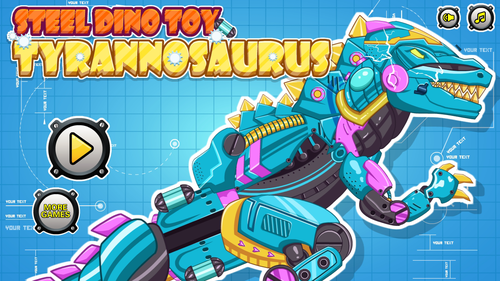 机械霸王龙：组装恐龙玩具(Steel Dino Toy : Tyrannosaurus)